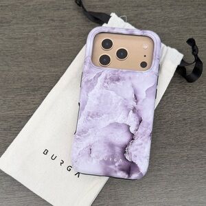 Burga Lavender Marble Phone Case